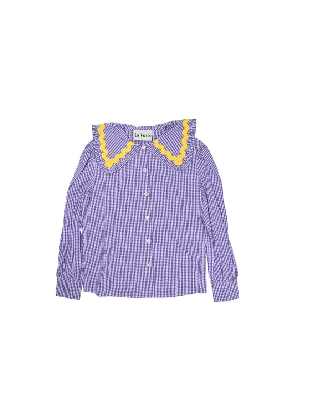 La Veste School Shirt in Purple